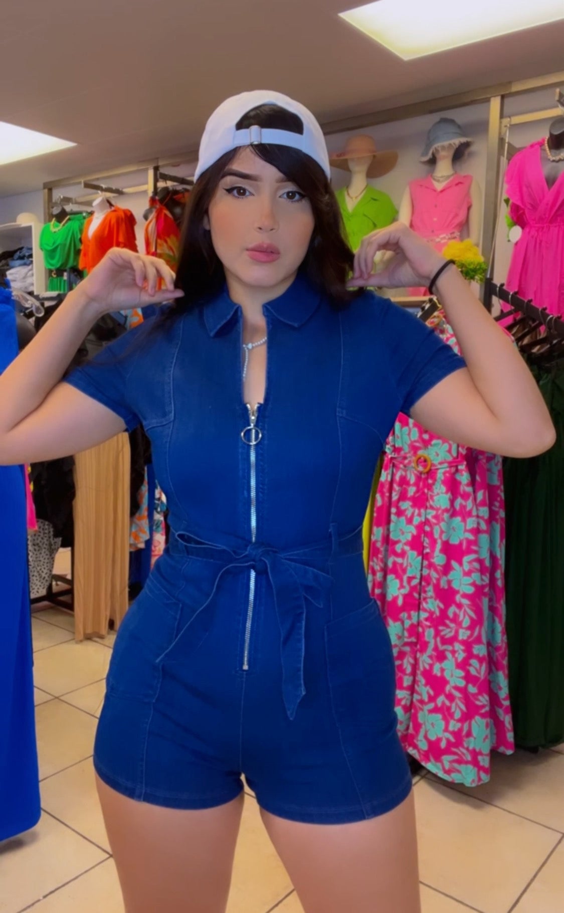 Romper denim