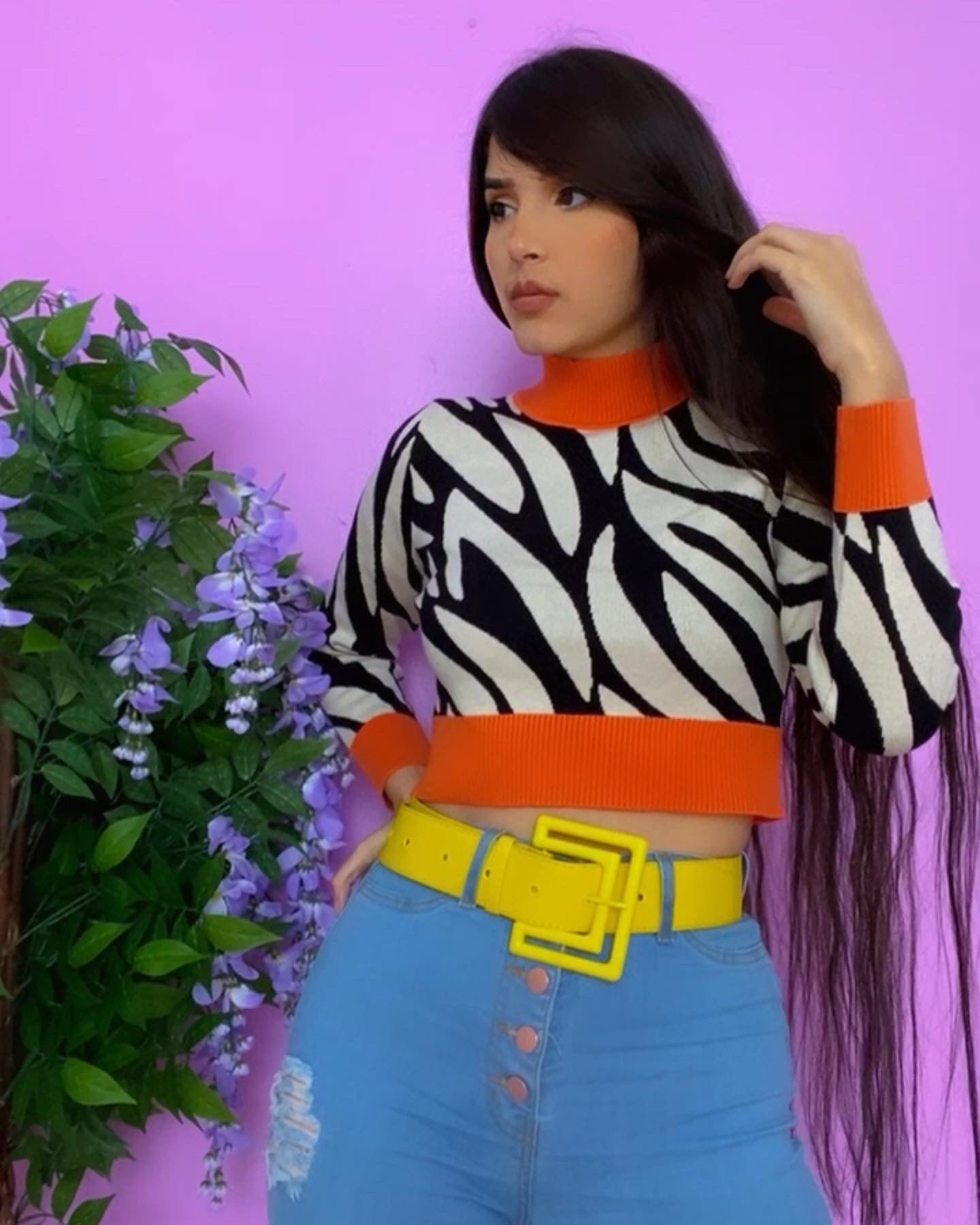 Zebra Lin Naranja